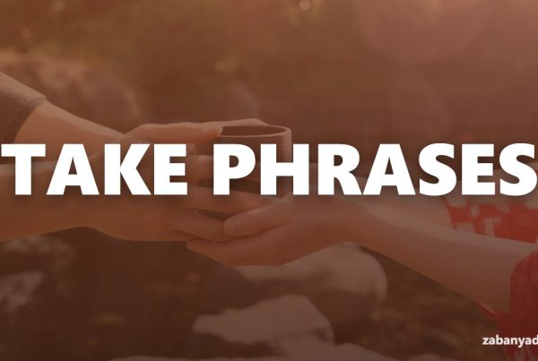 کاربرد فعل Take در انگلیسی + مهمترین اصطلاحات 1 کاربرد فعل Take در انگلیسی + مهمترین اصطلاحات